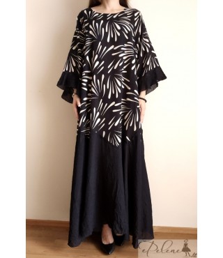 Nauja DW suknelė įspūdingomis rankovėmis